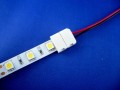 ZŁĄCZKA KĄTOWA PODWÓJNA Z KABELKIEM DO TAŚMY LED 10mm 5050