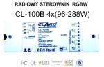 STEROWNIK  LED CL-100B RGB/RGBW 4x(96-288W) 