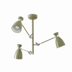 RETRO Zielona lampa sufitowa  20007 faro