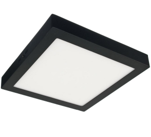 Plafon Modesto square LED 24W black 300 2400lm 3000K aluminium 