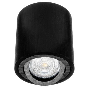 Oprawa sufitowa natynkowa VENICE czarna szczotkowana