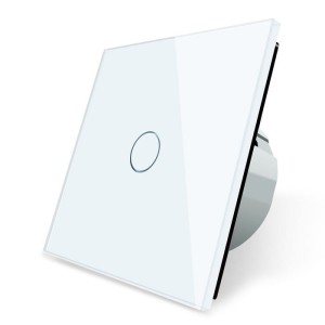 Włącznik dotykowy pojedynczy LIVOLO ZigBEE WiFi | Biały