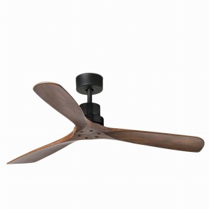 Wentylator sufitowy LANTAU czarny mat+Orzech ,33516