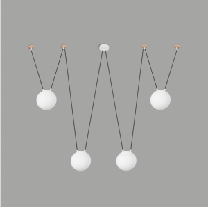 Lampa wisząca Mine 28375-4L  Faro