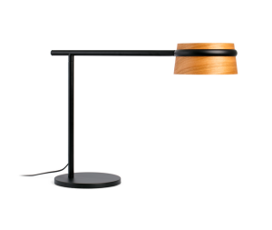 Lampa stołowa z drewnianym abażurem Loop 29568 FARO