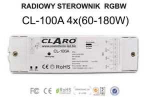 STEROWNIK  LED CL-100A RGB/RGBW 4x(60-180W)