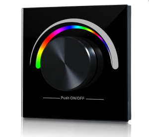 STEROWNIK  LED RGB  RADIOWY NAŚCIENNY CL-200W-RGB CZARNY