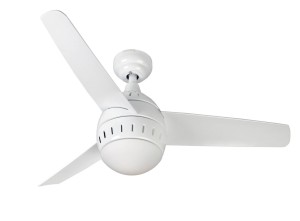 Wentylator sufitowy ATOM 107cm - Biały-Biały Akryl