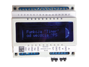 Sterownik schodowy LED 11-17k LCD BLUE Sharp