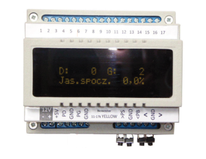 Sterownik schodowy LED 11-17k LCD YELLOW Sharp