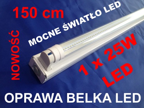 OPRAWA BELKA LED 150CM 1x25W 