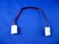 ZŁĄCZKA KĄTOWA PODWÓJNA Z KABELKIEM DO TAŚMY LED 8mm 3528
