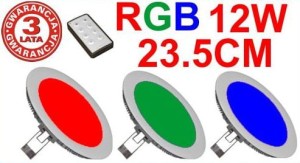 PANEL LED RGB 12W OKRĄGŁY 23.5cm
