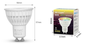ŻARÓWKA WiFi GU10 RGB+WW+CW 4W Mi-Light