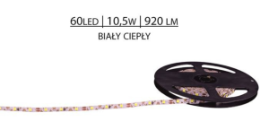 TAŚMA PREMIUM+ 12V FLEX SMD2835 60 LED 2800-3200K