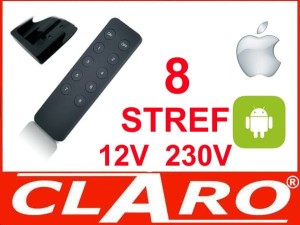WIELOSTREFOWY PILOT ŚCIEMNIACZ  LED RGB  RADIOWY Ściemniacz LED CL-8-DIM