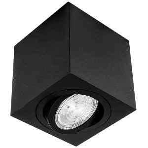 Oprawa sufitowa natynkowa CUBE czarna