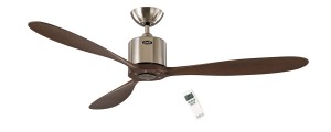 AEROPLAN ECO - wentylator sufitowy, chrom/orzech BN-NB