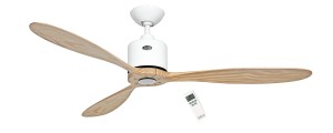 AEROPLAN ECO - wentylator sufitowy, drewno/biały WE-NT