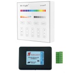 Milight PANEL B4 RGB CCT + S70 ELEGANT STEROWNIK CYFROWY MUZYCZNY 