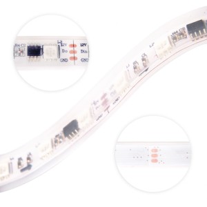 TAŚMA LED RGB CYFROWA 12V WS2811 30d/m IP67 5mb