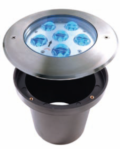 Lampa do montażu w podłożu Boden Einbau LED RGB
