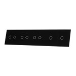 CZARNY PANEL SZKLANY 1+1+2+2+2 7011222-62 livolo