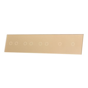 SZAMPAŃSKI METALIZOWANY PANEL SZKLANY 1+1+2+2+2 7011222-63 livolo