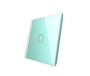 Pojedynczy panel szklany LIVOLO 701-68  Zielony