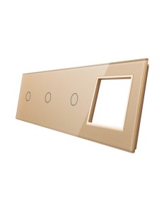 SZAMPAŃSKI PANEL SZKLANY 1+1+1+ MIEJSCE NA GNIAZDO 70111G-63