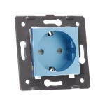 Moduł gniazda elektrycznego 16A LIVOLO - niebieski WG-71EU-69