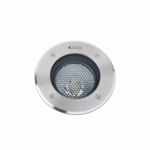 GEISER LED Srebrna oprawa inox wpuszczana Faro 70310
