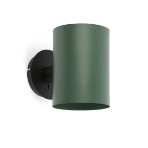 GUADALUPE Czarno-zielona lampa ścienna  20031-81 Faro