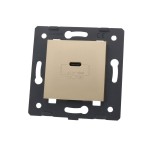 WUSB-CHARGER45W-63 - WKŁAD ŁADOWARKI 45W USB ZŁOTY Livolo