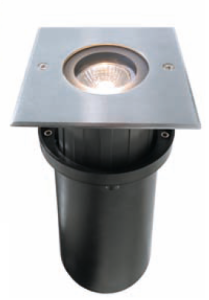 Lampa do montażu w podłożu Qucik Square 