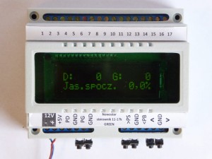  Sterownik schodowy LED 11-17k LCD GREEN