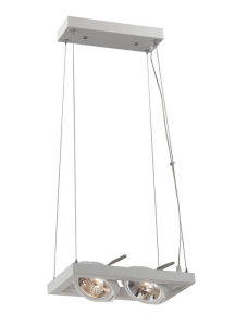 Pinto 2xAR111 biały 353-190 CreeLamp lampa oprawa wisząca biała