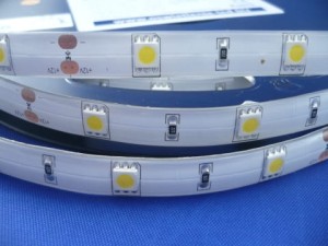 WODOODPORNA TAŚMA LED BIAŁA CIEPŁA 5060 150 LED 36W IP65