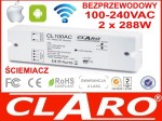 STEROWNIK  ŚCIEMNIACZ LED CL-100AC  2x288W 100-240VAC 