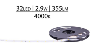 TAŚMA PREMIUM 24V SMD2835 32 LED 4000K 355lm