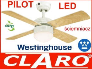 Wentylator COLOSSEUM BIAŁY LED z pilotem Kod towaru:	72420
