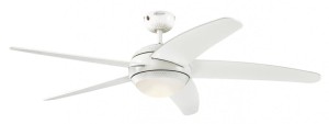 Wentylator BENDAN LED & PATTERN biały z pilotem