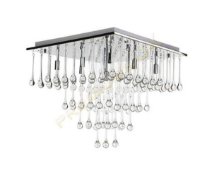 Lampa GABRIELLA 9xG9 plafon TRANSPARENTNA + CHROM