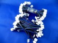 ZŁĄCZKA KĄTOWA PODWÓJNA Z KABELKIEM DO TAŚMY LED RGB