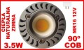 ŻARÓWKA LED COB 3.5W MR16 12V 90º CIEPŁA ZIMNA NATURALNA 