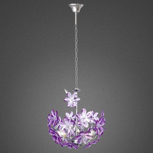 Lampa wisząca GLOBO PURPLE 5141