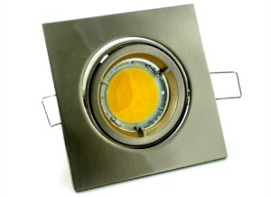 OPRAWA SUFITOWA KWADRATOWA RUCHOMA CHROM SATYNA 5W