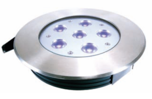 Lampa do montażu w podłożu FLAT I, płaska fi175 6000K 