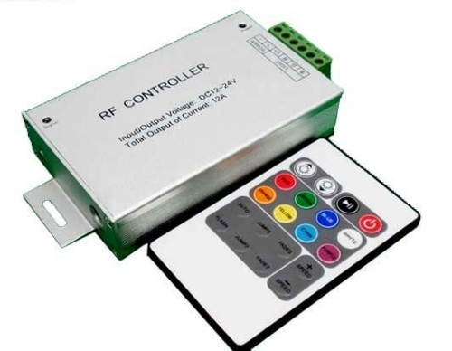 RADIOWY STEROWNIK RGB PILOT 20 12A 