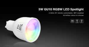 ŻARÓWKA WiFi GU10 RGBW LED